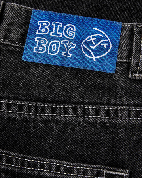 Polar Skate Co BIG BOY SHORTS BIGBOYSHORTSLVRBLCK