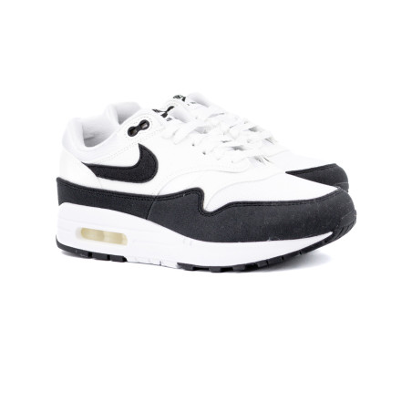 zapatillas nike air max 1  blancas y negras