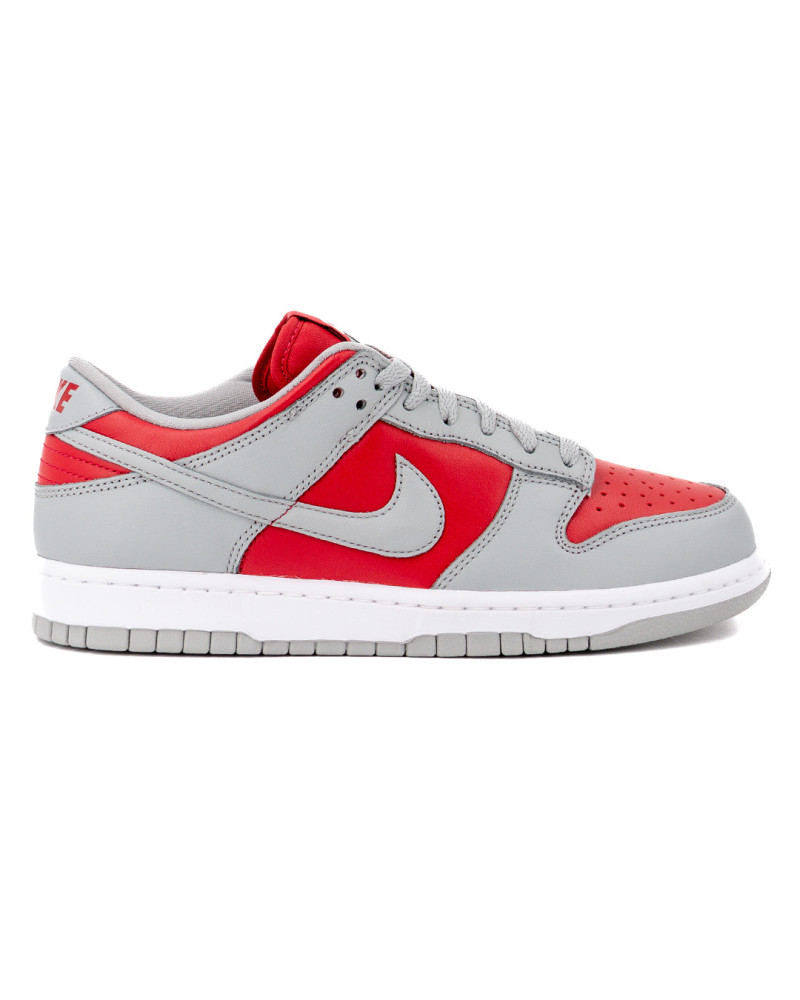 zapatillas nike dunk low grises y rojas FQ6965-600