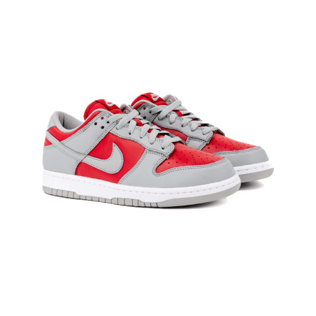 zapatillas nike dunk low grises y rojas FQ6965-600