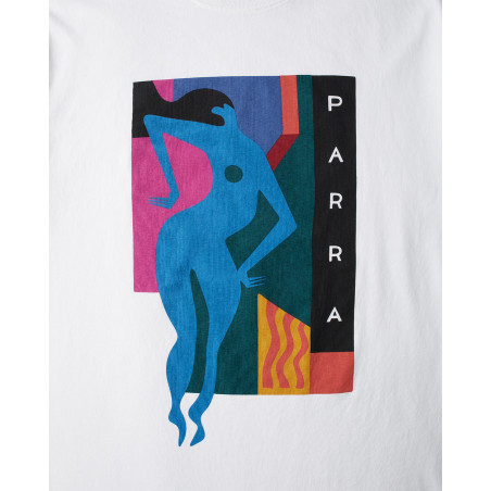 camiseta con diseño de Parra color blanco