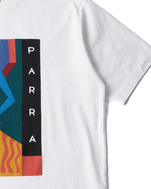 camiseta con diseño de Parra color blanco