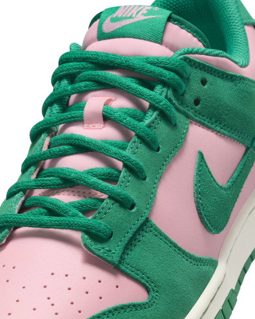 zapatillas nike dunk rosas y verdes