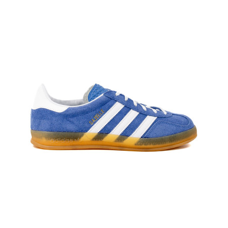 zapatillas adidas gazelle indoor para mujer color azul