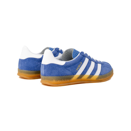 zapatillas adidas gazelle indoor para mujer color azul