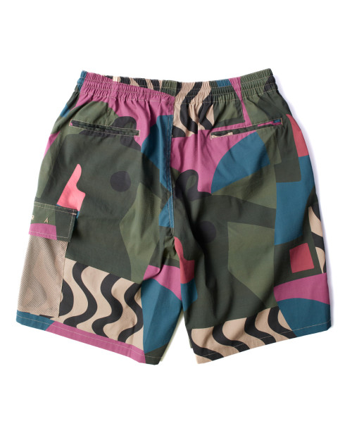 Parra Distorted Camo Shorts 51441