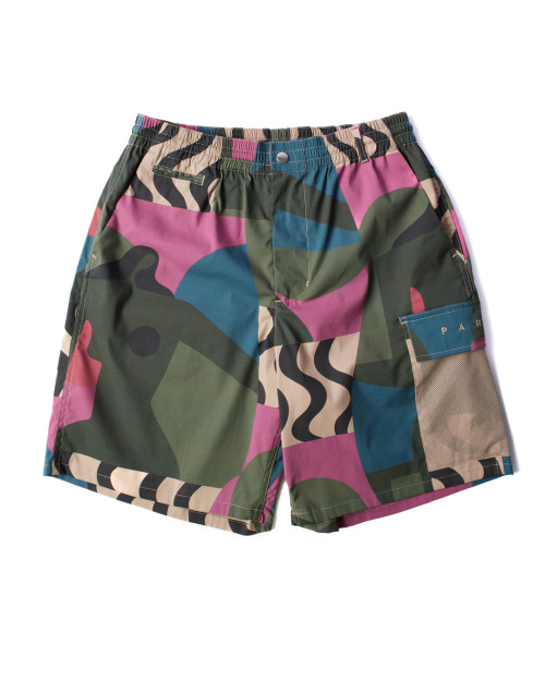 Parra Distorted Camo Shorts 51441