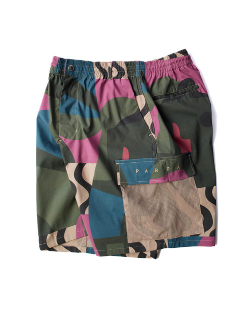 Parra Distorted Camo Shorts 51441