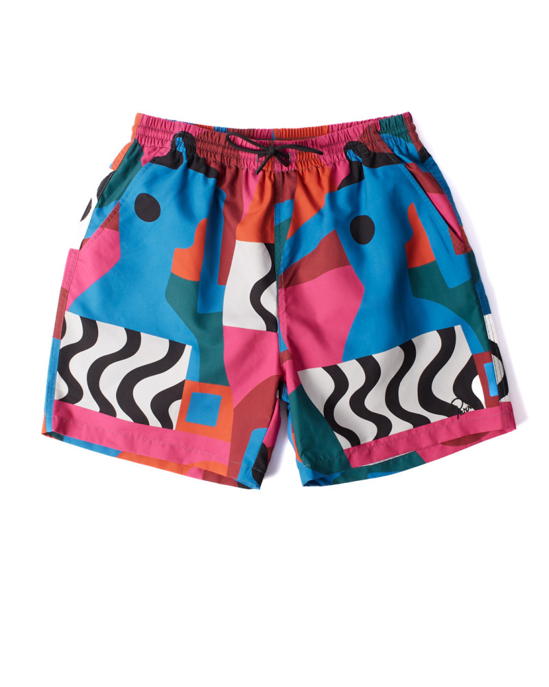 Parra Distorted Water SWIM SHORTS 51435