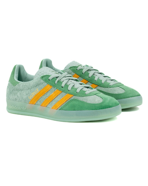 adidas gazelle indoor para mujer color verde