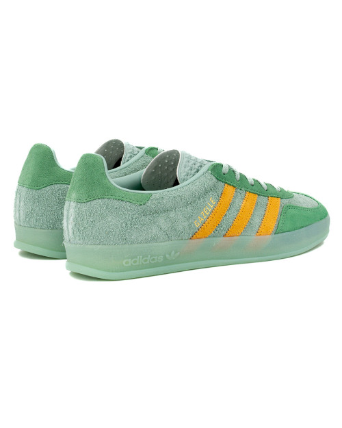 adidas gazelle indoor para mujer color verde