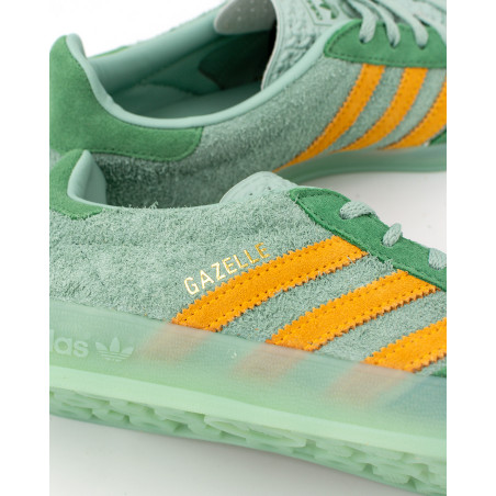 adidas gazelle indoor para mujer color verde