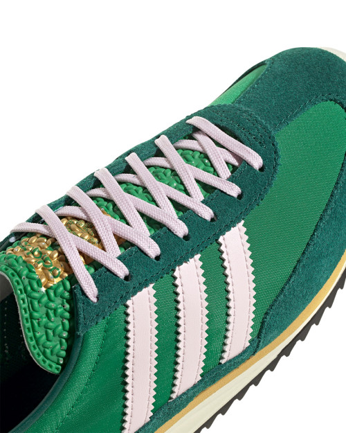 zapatillas adidas SL72 para mujer de color verde