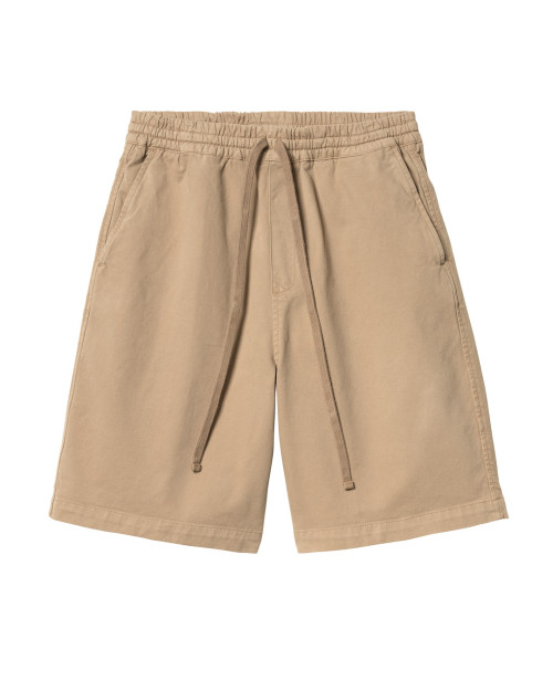 pantalon corto de carhartt wip color beige