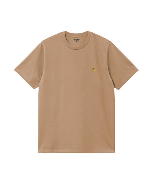 camiseta de manga corta charthartt wip color marron