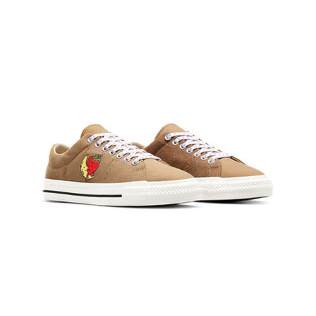 zapatillas converse marrones one star pro