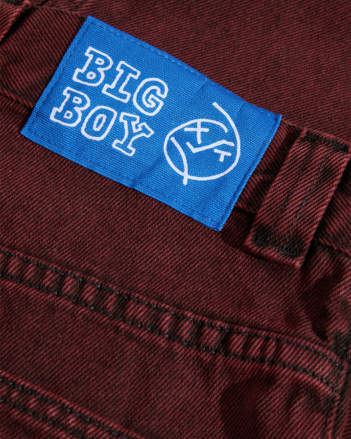 pantalones anchos big bou polar skate co color rojo