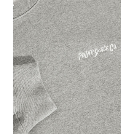 sudadera sin capucha polar skate co color gris