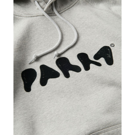 sudadera parra con capucha color gris