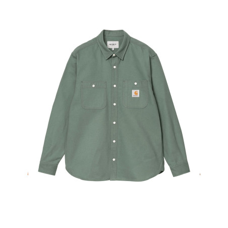 camisa carhartt wip para hombre color verde