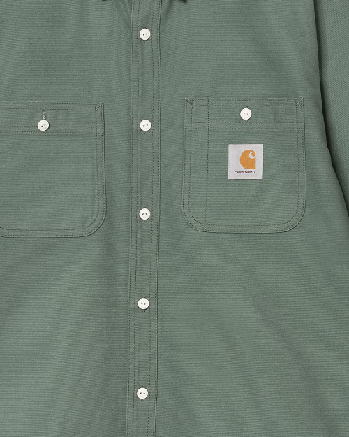 camisa carhartt wip para hombre color verde