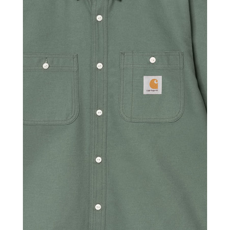 camisa carhartt wip para hombre color verde