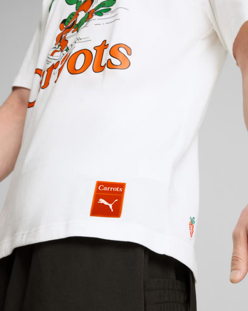 camisetra puma x carrots color blanco