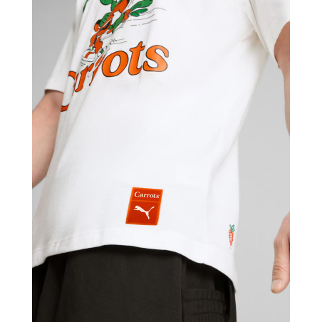 camisetra puma x carrots color blanco