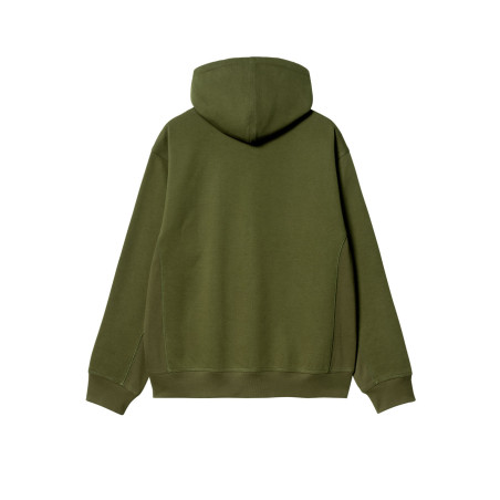 chaqueta sudadera carhartt wip para hombre de color verde