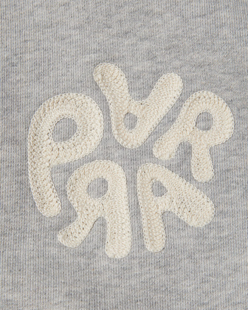 sudadera parra con capucha gris