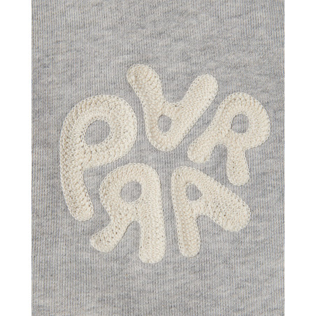 sudadera parra con capucha gris