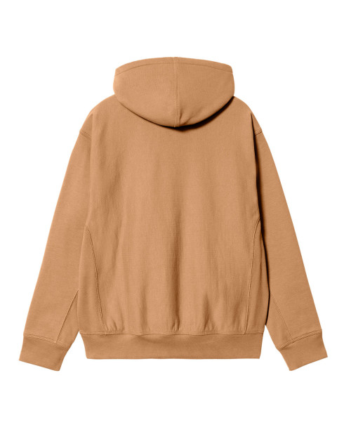 sudadera con capucha marron de carhartt wip