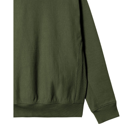 sudadera con capucha verde de carhartt wip