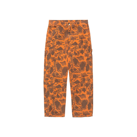 pantalones carhartt wip de camuflaje naranja