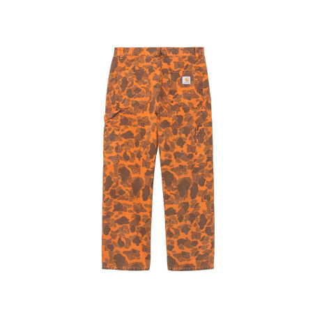 pantalones carhartt wip de camuflaje naranja