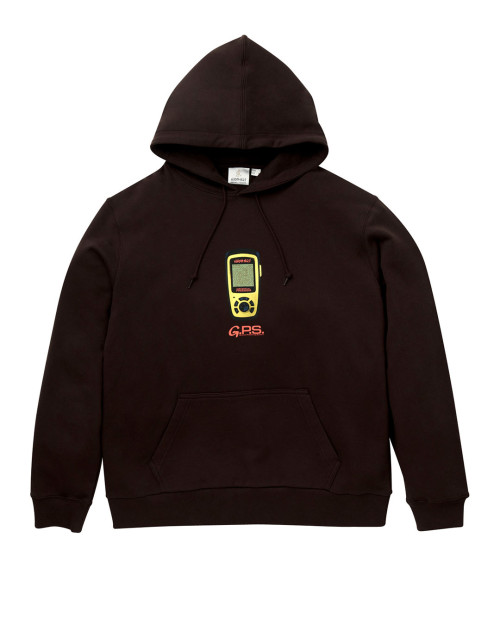 sudadera con capucha marrón de gramicci