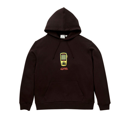 sudadera con capucha marrón de gramicci