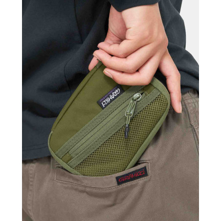 cartera gramicci de cordura color verde