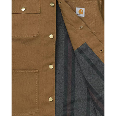 chaqueta carhartt wip michigan color marron