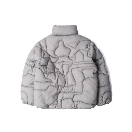 grey puffer jacket parra