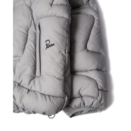 grey puffer jacket parra