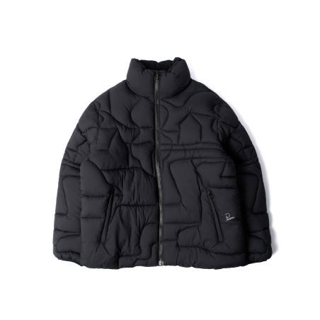 black puffer jacket parra