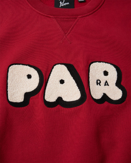 sudadera sin capucha parra color rojo