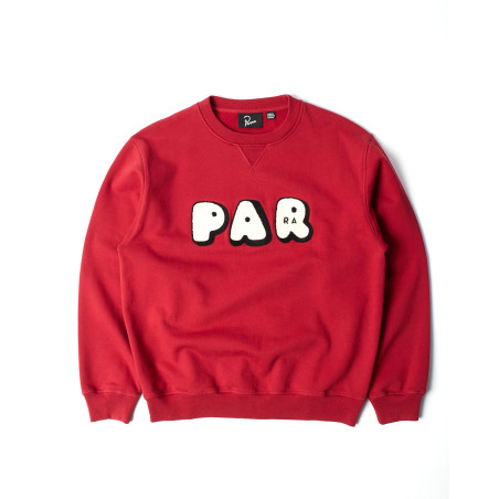 sudadera sin capucha parra color rojo