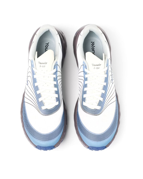 zapatillas de running nnormal color blanco