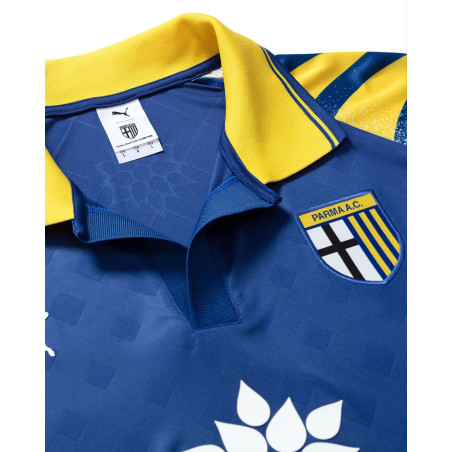 camiseta puma parma f.c. calcio azul y amarilla parmalat