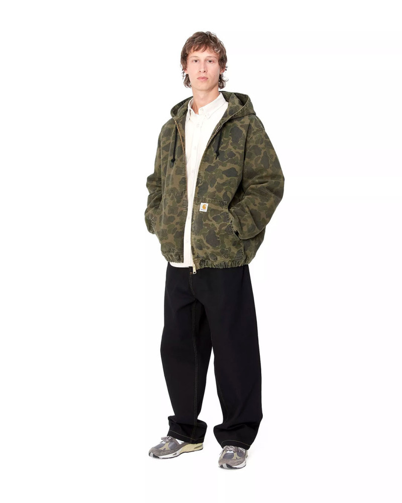 ジャケット・アウター CARHARTT WIP DUCK ACTIVE JACKET M Carhartt Wip Duck Active Jacket Green Bomber Jackets