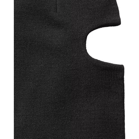 balaclava negro de carhartt wip con cremallera