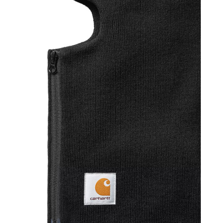 balaclava negro de carhartt wip con cremallera