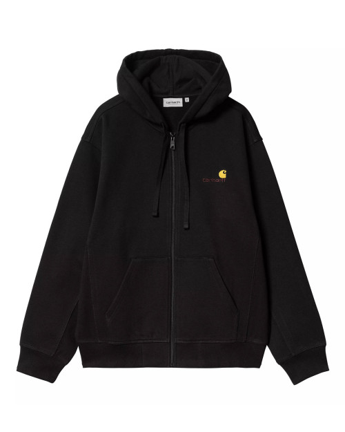 sudadera negra con capucha carhartt WIP